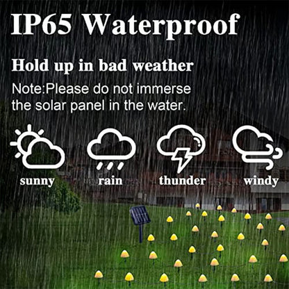 Outdoor Solar Mushroom LED Lights