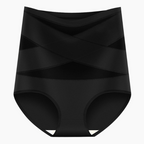🌸Buy 1 Get 3 Packs✨Plus-Size High-Waist Cross Tummy Control Panties