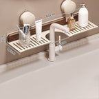 💥 Walnut Suction Cup Bathroom Shelf