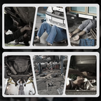 🔥 5-Wheel Rolling Car Repair Kneeling Cushion