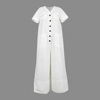 Women's Fashion V-Neck Loose Jumpsuit