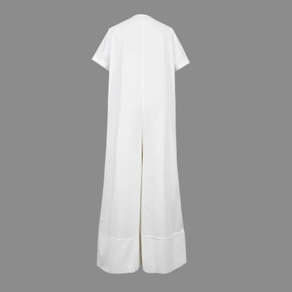 Women's Fashion V-Neck Loose Jumpsuit