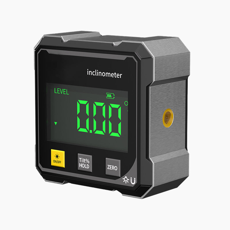 📐4-Side Magnetic Digital Angle Gauge with Laser