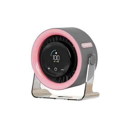 🔥100-Speed Mini Desk Fan with Digital Display