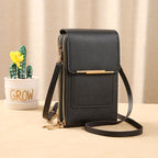 👜 📱 Women's Touch Screen Messenger Bag – Smart Phone Charging, Anti-Theft & Water-Resistant ✨