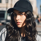 2-in-1 Curly Hair Baseball Cap Wig
