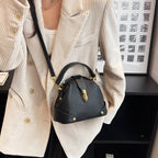 👜  Color-Blocked Bag – Stylish, Metal Hardware, Multi-Way 🧳