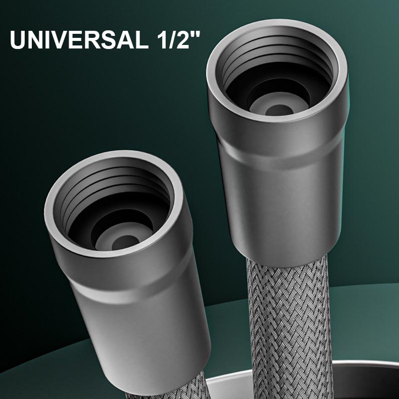 🔥 Upgraded Explosion-proof Braided Shower Hose - Anti-leak🚿