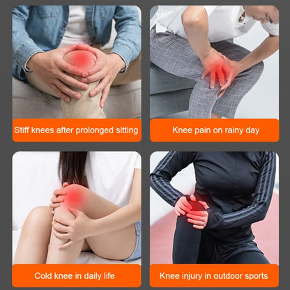 🛡️Dot Matrix Worm wood Non-Slip Warm Knee Brace