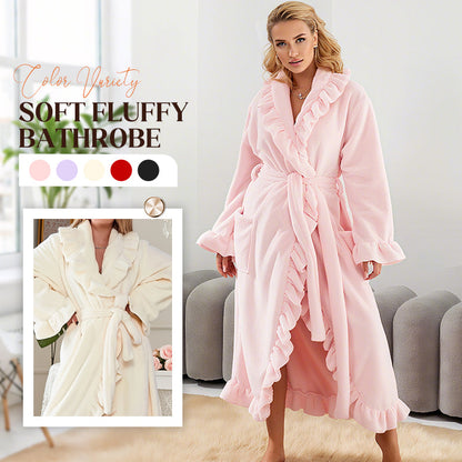 🔥✨Soft Fluffy Bathrobe 🧖♀️ – Skin-Friendly Fabric, Cozy Warmth for Post-Shower