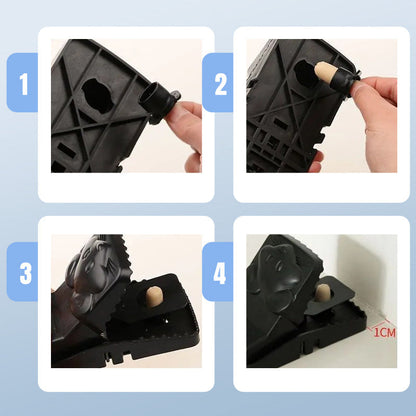 🐀 BUY 1 - GET 1 FREE! ✨ Reusable Rat Trap - Highly Sensitive Trigger, Safe for Children/Pets, Eco-Friendly Design 🏡🔧