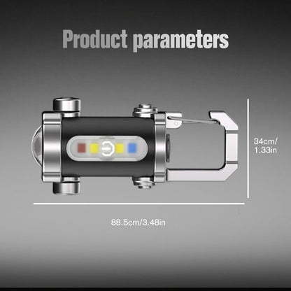 🔥Buy 1 gte 1 free🔥Portable Rechargeable Bright Keychain Flashlight