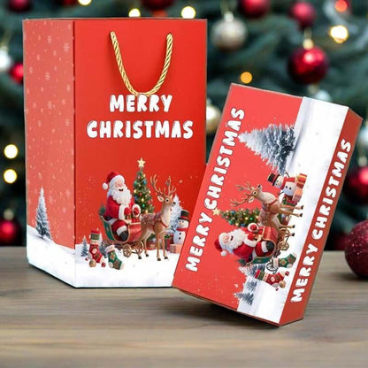 🎅🎄 Unique Folding Bouncing Christmas Gift Box