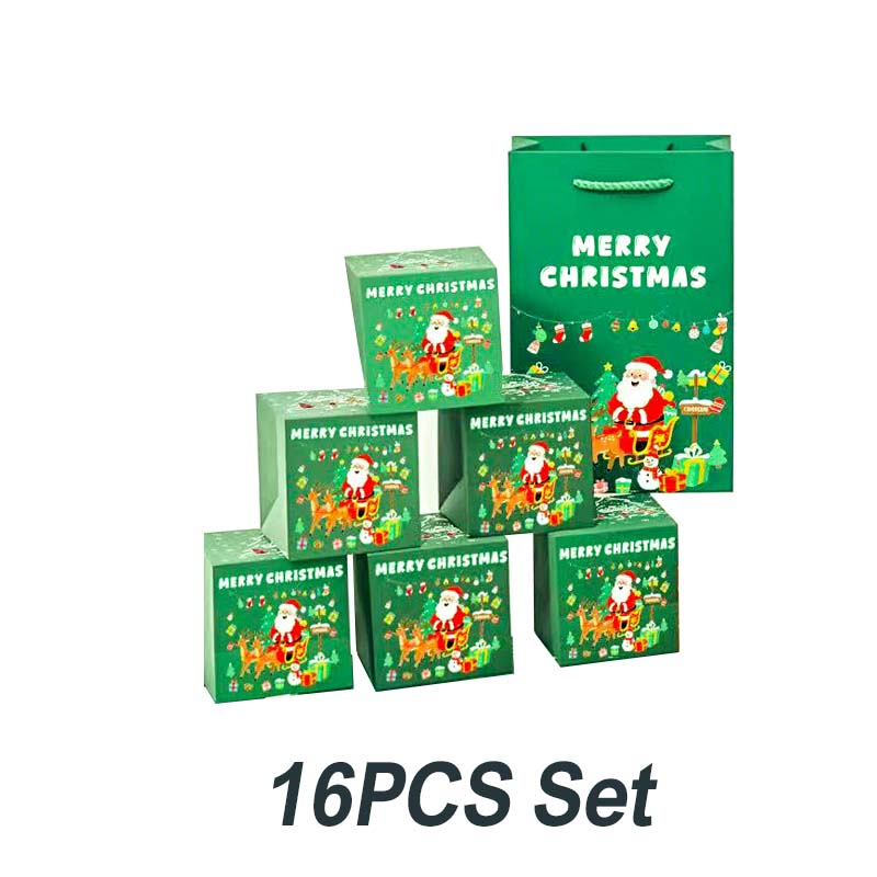 🎅🎄 Unique Folding Bouncing Christmas Gift Box