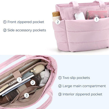 🔥Women's Sweet Pink Lightweight Tote Bag