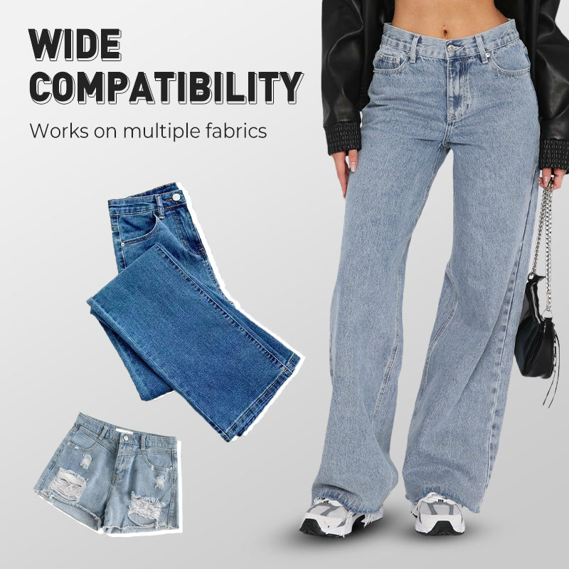 Removable No-Sew Jeans Buttons Set