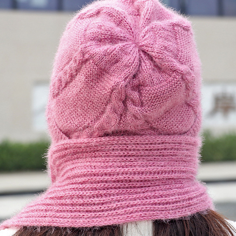 All-in-One Knit Hat & Scarf