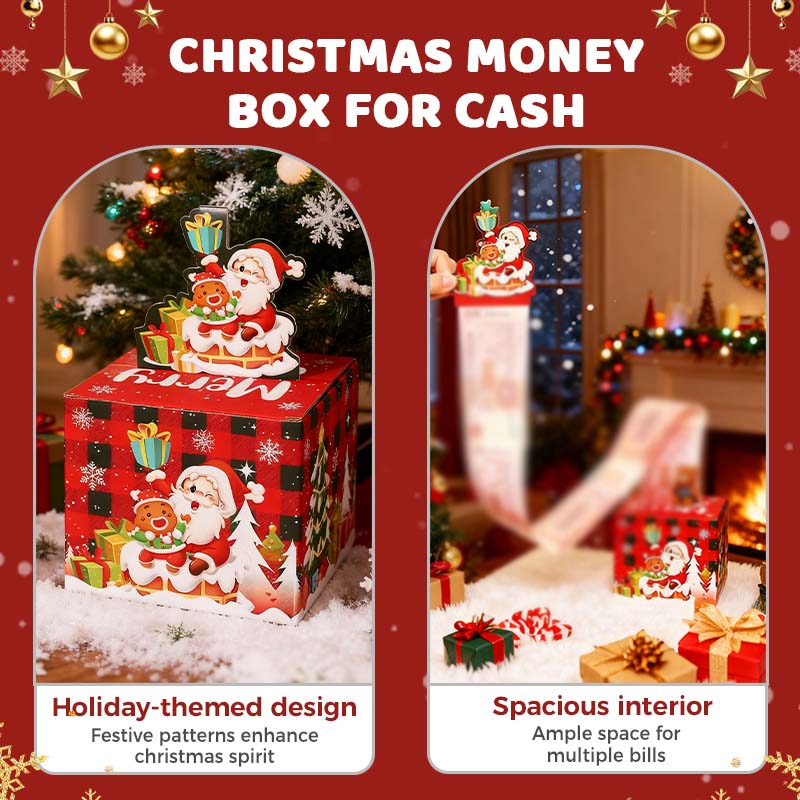 Christmas Money Box for Cash