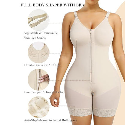 Women's Tummy Control Butt Lifting Bodysuit
