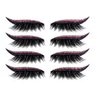 2 in 1 Eye Shadow and Eyelash Stickers with Glitter