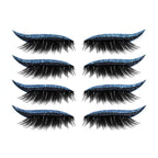 2 in 1 Eye Shadow and Eyelash Stickers with Glitter