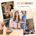 🍂Fuzzy Closed Back Slippers for Women