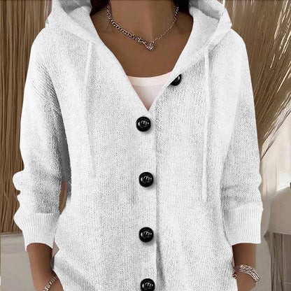 💖Women’s Solid Color Long Sleeve Cardigan