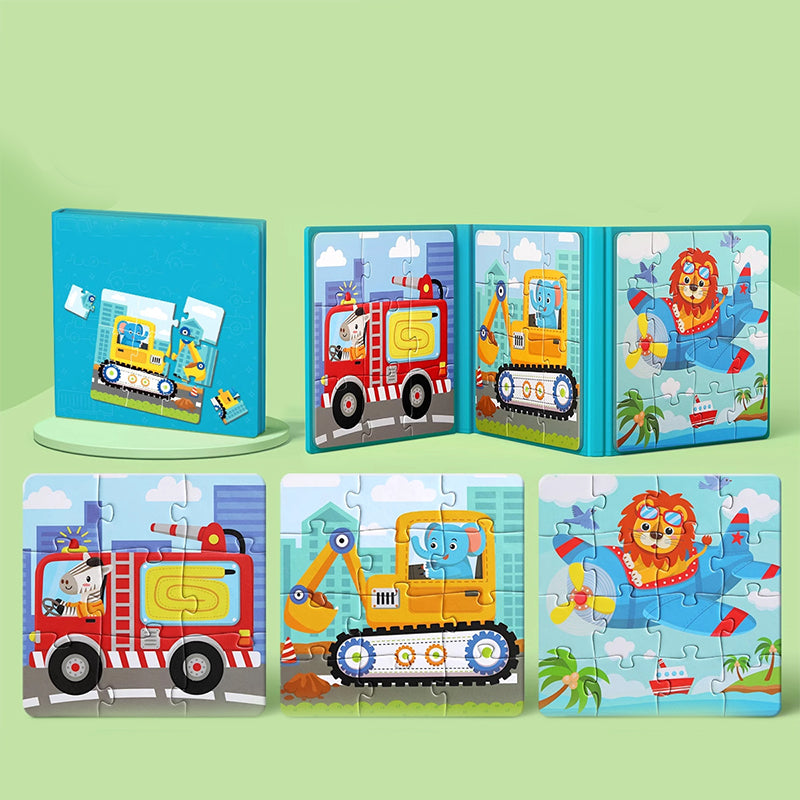 Children's Magnetic Building Book