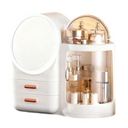 Large Makeup Organizer with LED Mirror