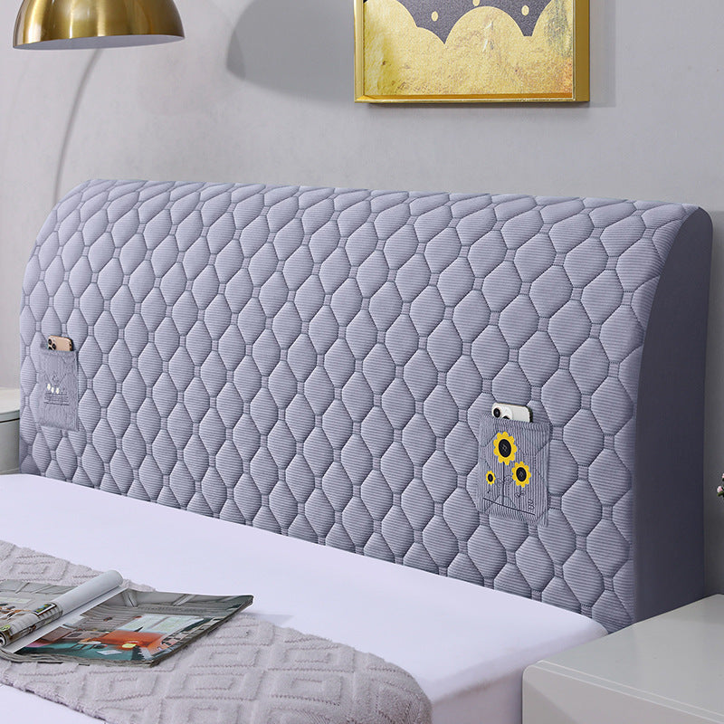 💥Bed Headboard Stretchy Padded Cover