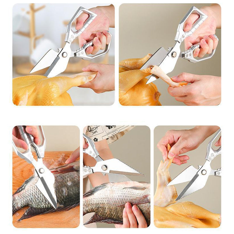 🔥 MULTIFUNCTIONAL TITANIUM-COATED KITCHEN SHEARS