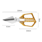 🔥 MULTIFUNCTIONAL TITANIUM-COATED KITCHEN SHEARS