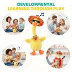 ⏳Time-Limited Special⏰Interactive Talking & Dancing Duck Plush Toy