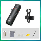 🔭Outdoor Portable Monocular Telescope - 12x50 High Definition with Smartphone Adapter for Adventures 🌄📱