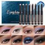 🎄50K+ SOLD! 🎁✨8 Colors Glitter Eyeshadow Stick Waterproof & Long-Wearing & Multi-Use