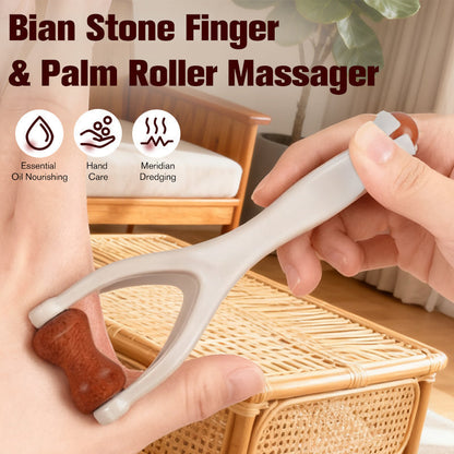 Bian Stone Finger & Palm Roller Massager