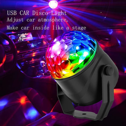 🎄 Colorful Rotating Magic Disco Ball Light