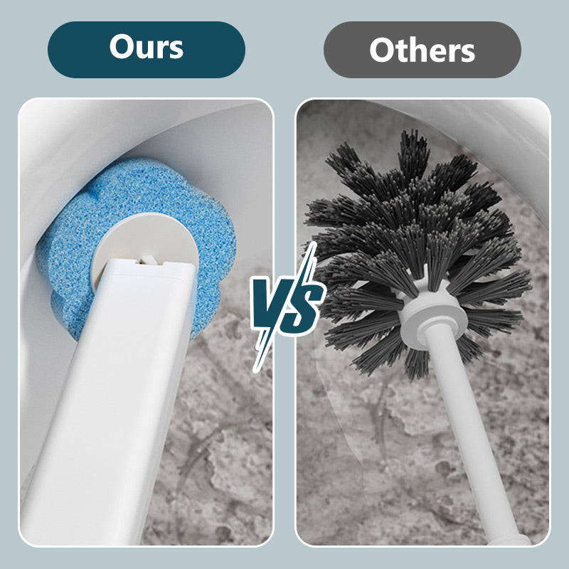 Disposable Toilet Brush with Storage Holder