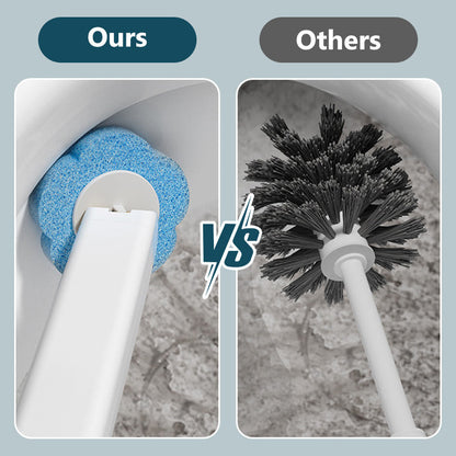 Disposable Toilet Brush with Storage Holder