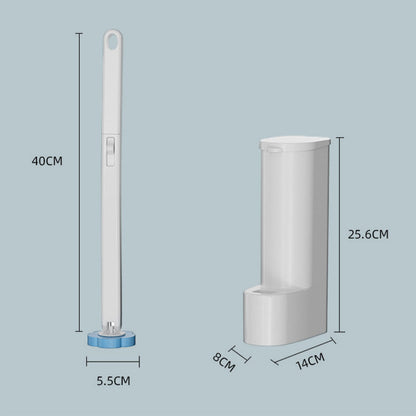 Disposable Toilet Brush with Storage Holder