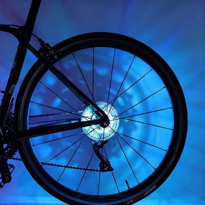 ⏳Time-Limited Special⏰LED Cycling Wheel Hub Light for Night Riding