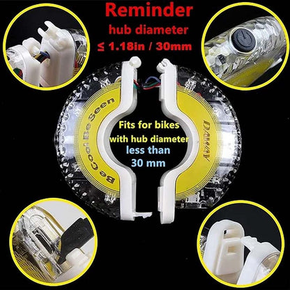 ⏳Time-Limited Special⏰LED Cycling Wheel Hub Light for Night Riding