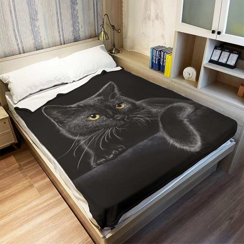 🐱Black Cat All-Season Cozy Blanket
