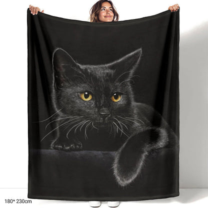 🐱Black Cat All-Season Cozy Blanket