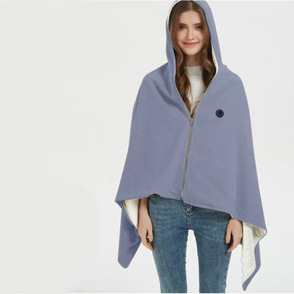🔥Portable Heated Hooded Blanket Shawl