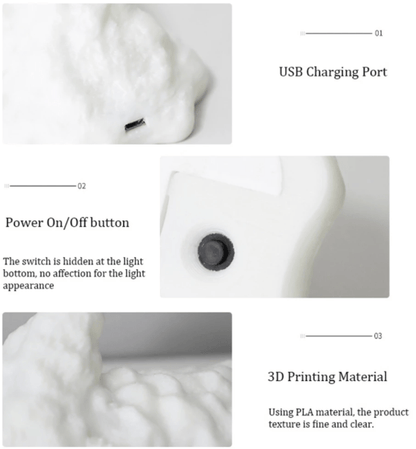 🔥3D Printed Dynamic Balance Dragon LED Night Light🐲