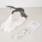 🔥3D Printed Dynamic Balance Dragon LED Night Light🐲