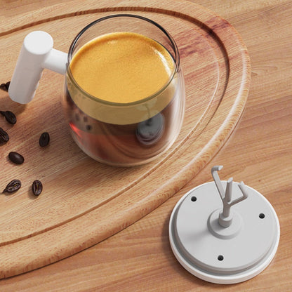 Portable Electric Stirring Coffee Mug with Handle