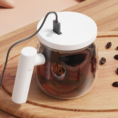 Portable Electric Stirring Coffee Mug with Handle