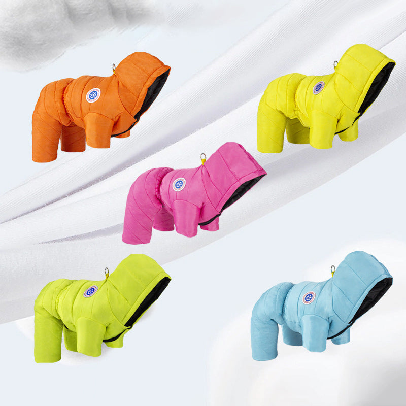 🐶 Cozy Dog Winter Suit | Full-Body Fleece Warmth, Easy Back Zipper & Non-Slip Grips